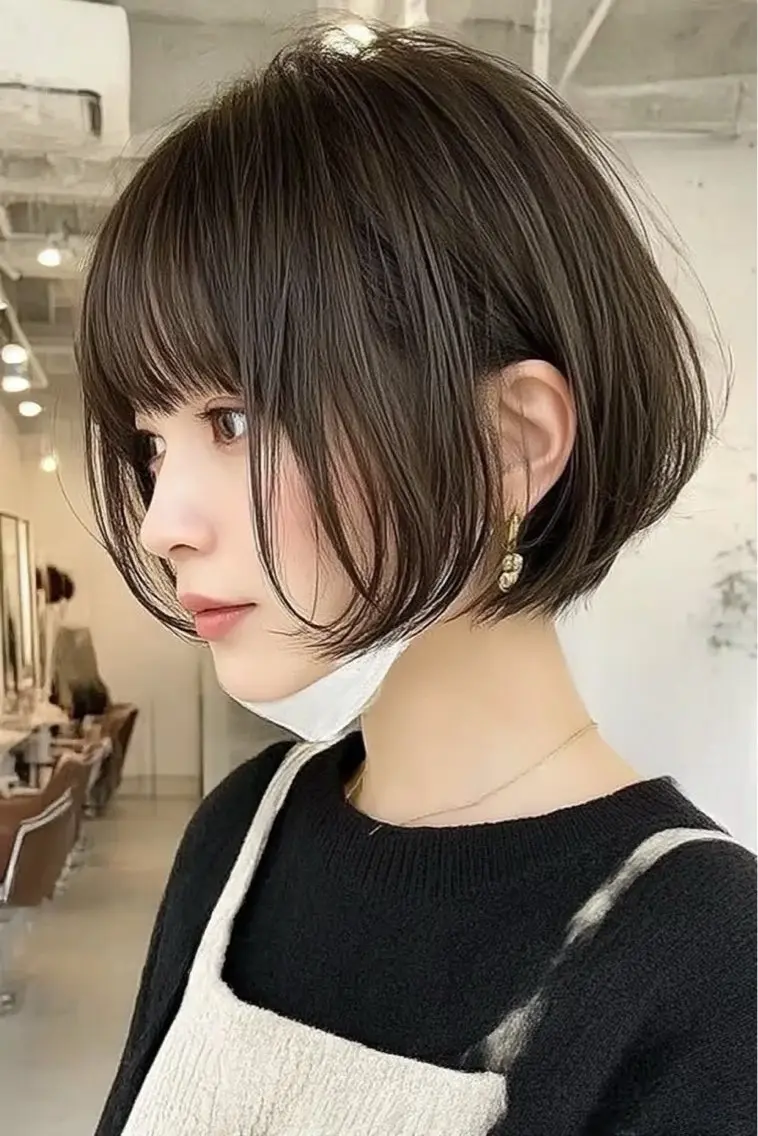 ショート カラー ヘアカラー 韓国×艶ハイトーンが かわいい✨️リオ🍒のヘアスタイル
