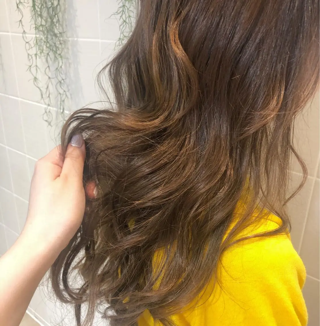 ロング カラー ヘアカラー トリートメント まつげ兼任しもさこ 🌟レイヤー得意のヘアスタイル