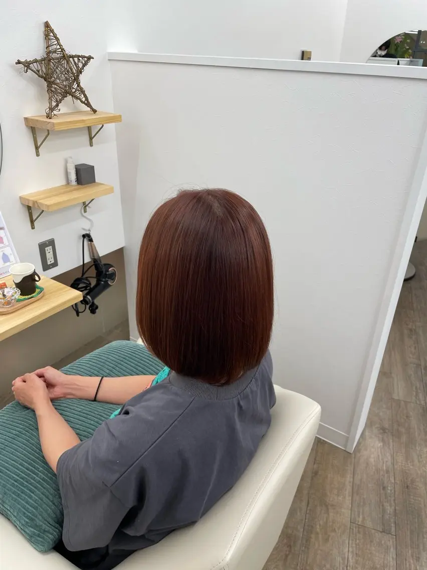 ミディアム カラー bifinoLuce / 松村琉希のヘアスタイル