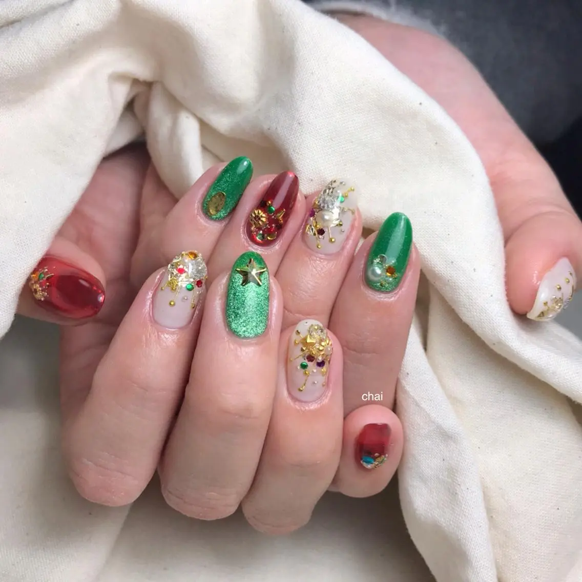 ネイル ハンドネイル chai nail _ai📍鶴橋/桃谷のネイルデザイン