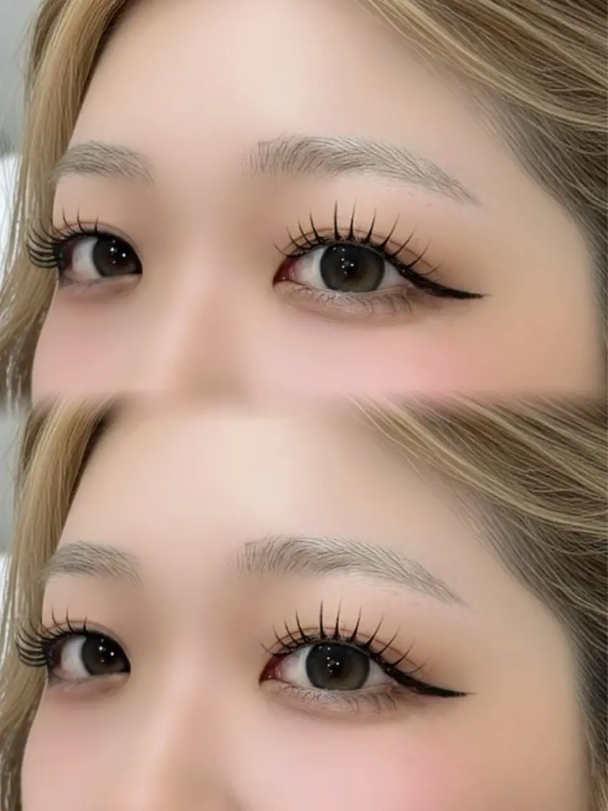 🎀アンドヘルシーxフラットラッシュ160本★（美容成分配合コーティング付・アイシャン付）の写真