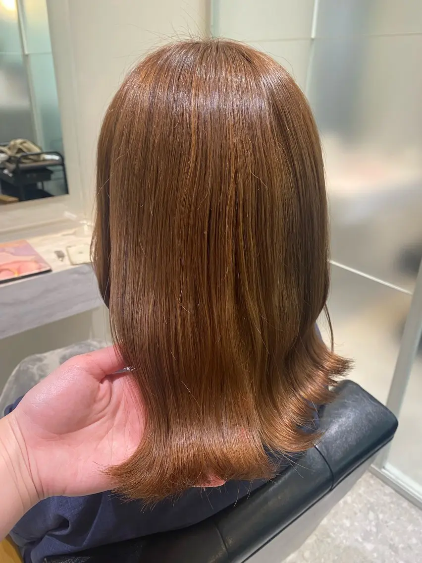 ミディアム カラー モテ艶カラー 🎖さえきはるかのヘアスタイル