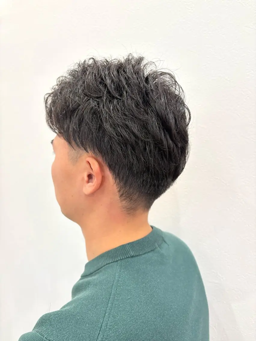 メンズ メンズパーマ 石黒 可歩のヘアスタイル