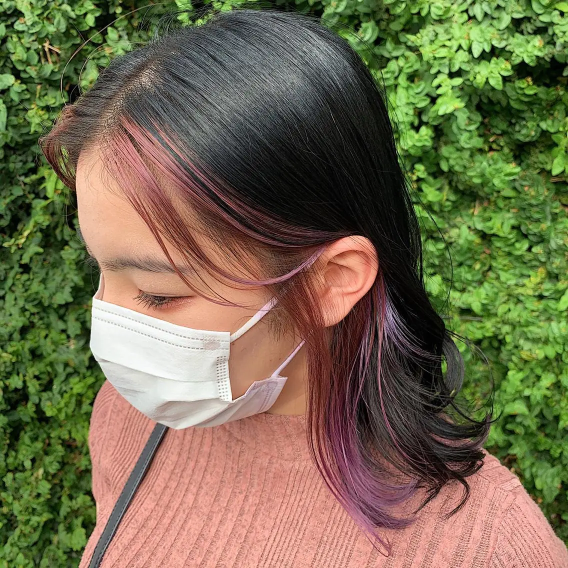 ミディアム カラー スダユーヤ 💫推しカラーウルフのヘアスタイル