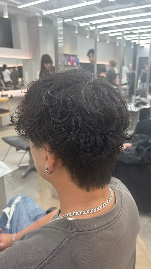パーマ メンズ カット パーマ 後藤 拓未 fifth栄のヘアスタイル
