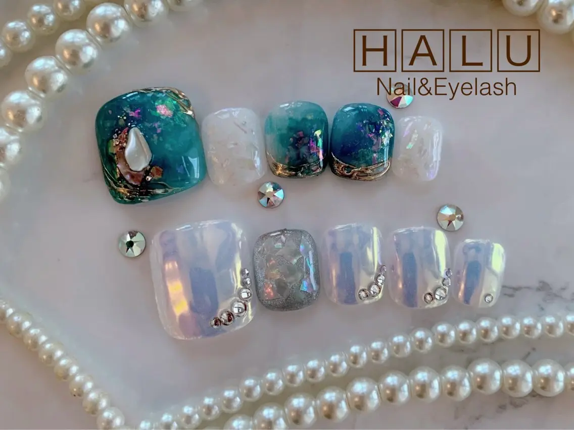 ネイル アートネイル フットネイル HALU ハルのネイルデザイン