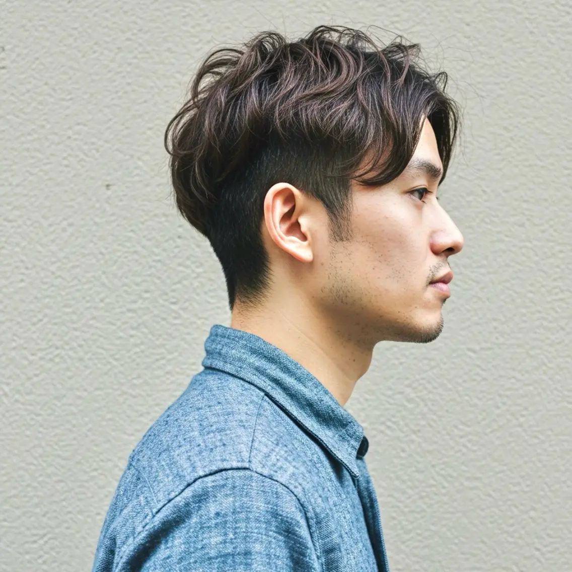 ショート カラー パーマ メンズ センターパート メンズ韓国風 メンズメッシュ メンズパーマ ツーブロック 🎸下北沢メンズ 人気◎🎸工藤達哉のヘアスタイル
