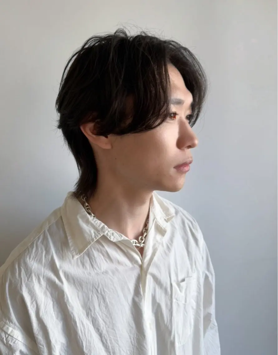 ミディアム メンズ 小嵩 峻平のヘアスタイル