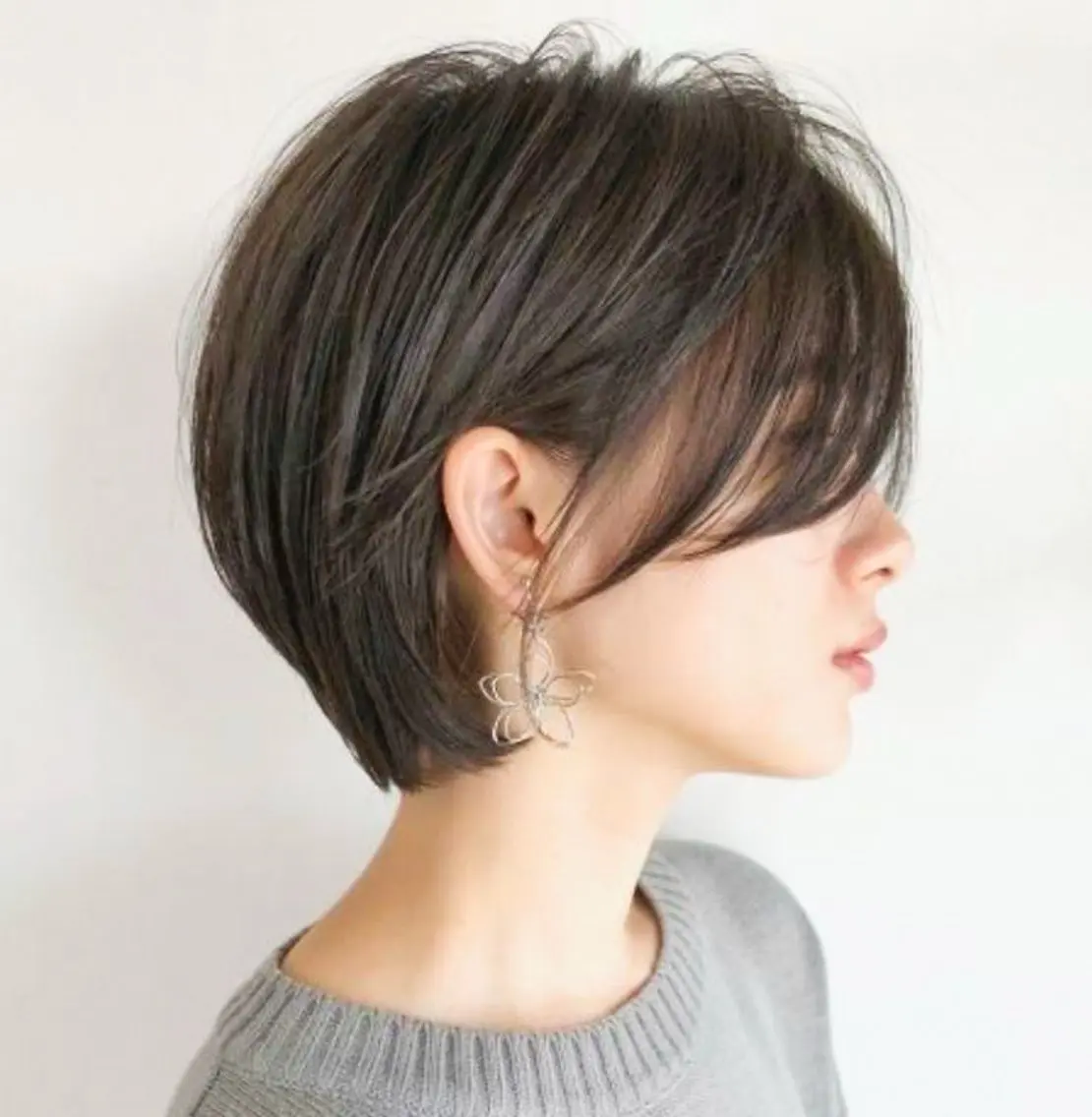 ショート 絶壁解消ショート🫧 透明感カラー/みらいのヘアスタイル