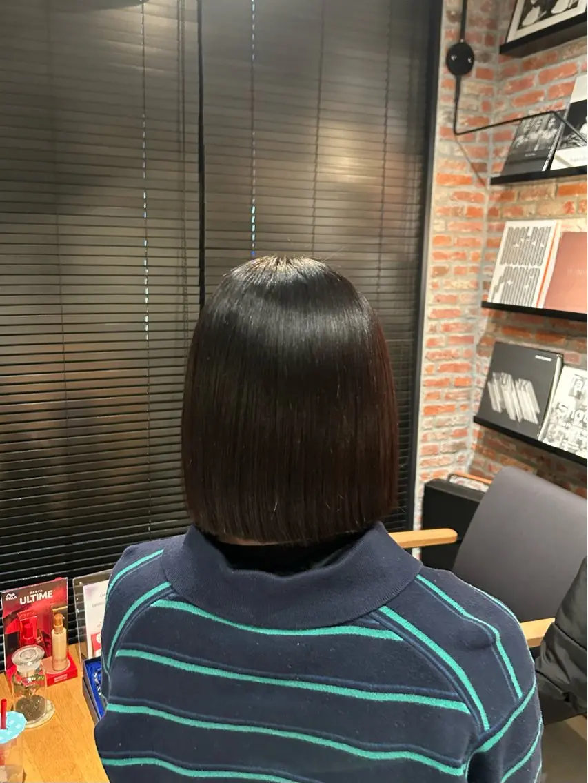 ストレートパーマ　⚠️ショート、ショートボブのみの写真