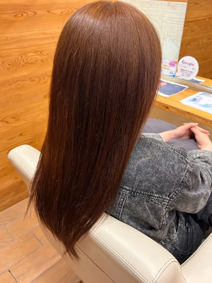 カラー ブラウンカラー 佐藤 心優のヘアスタイル