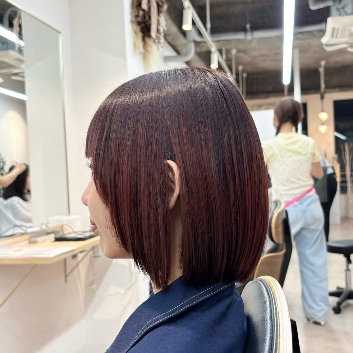 ショート カット ヘアカラー トリートメント レイヤー/艶感 /透明感カラー/うみのヘアスタイル
