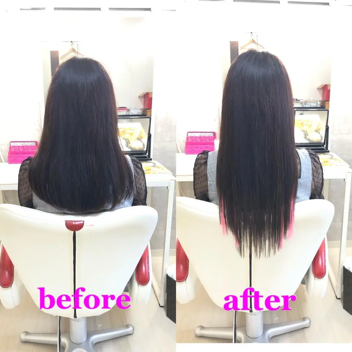 ロング エクステ 🌸ドレスアップ 心斎橋店🌸のヘアスタイル