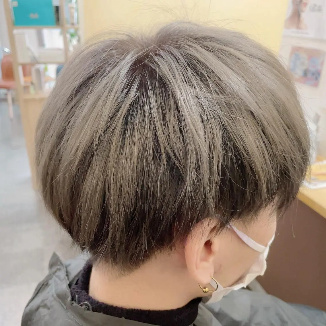 カラー メンズ イヤリングカラー Ai 浅草橋店のヘアスタイル