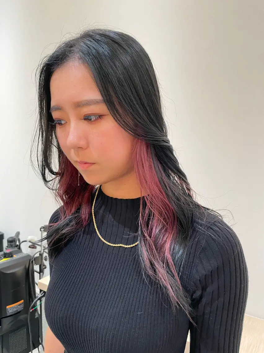 ロング カラー たなか こころ🎀のヘアスタイル