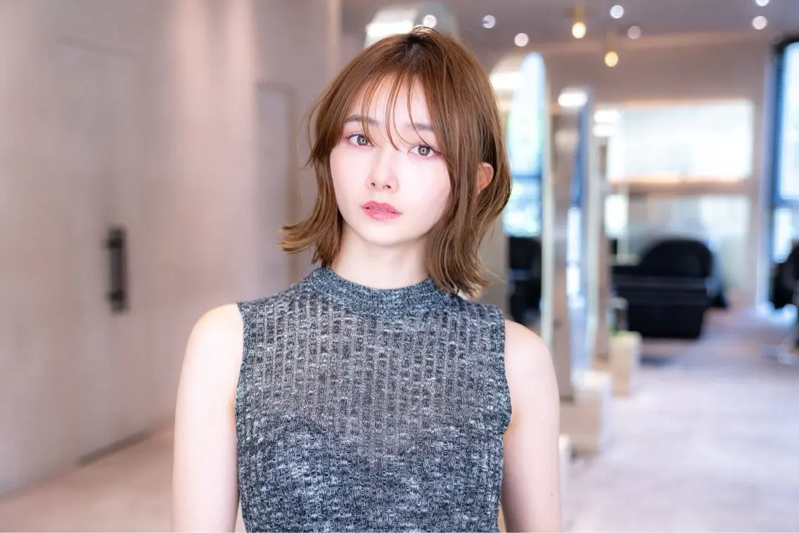 ミディアム 髪質改善 トリートメント 韓国ヘア/ブリーチ そーた/渋谷駅のヘアスタイル