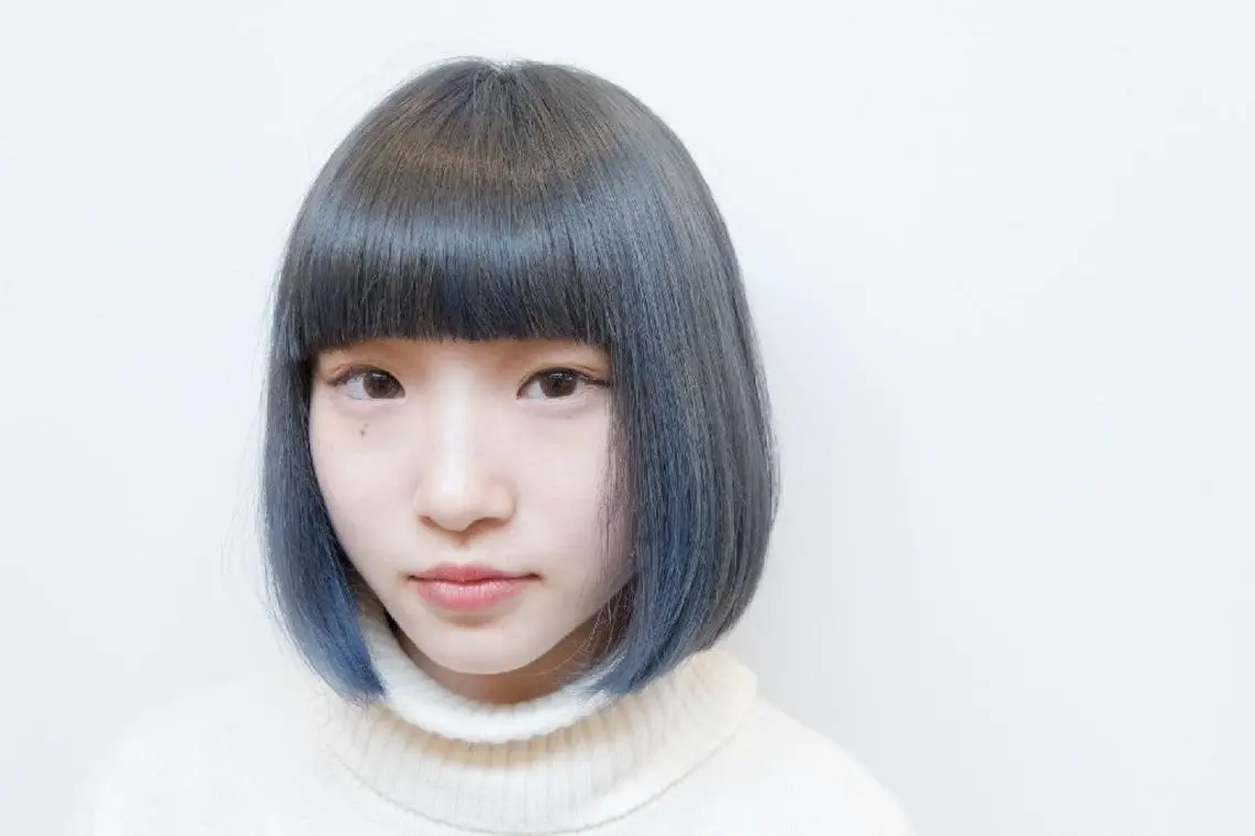 カラー ショート ブルーカラー ブルージュ 原田 祥彰のヘアスタイル
