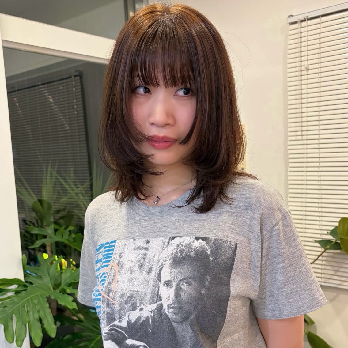 ミディアム カット ヘアカラー ami/ NAOのヘアスタイル