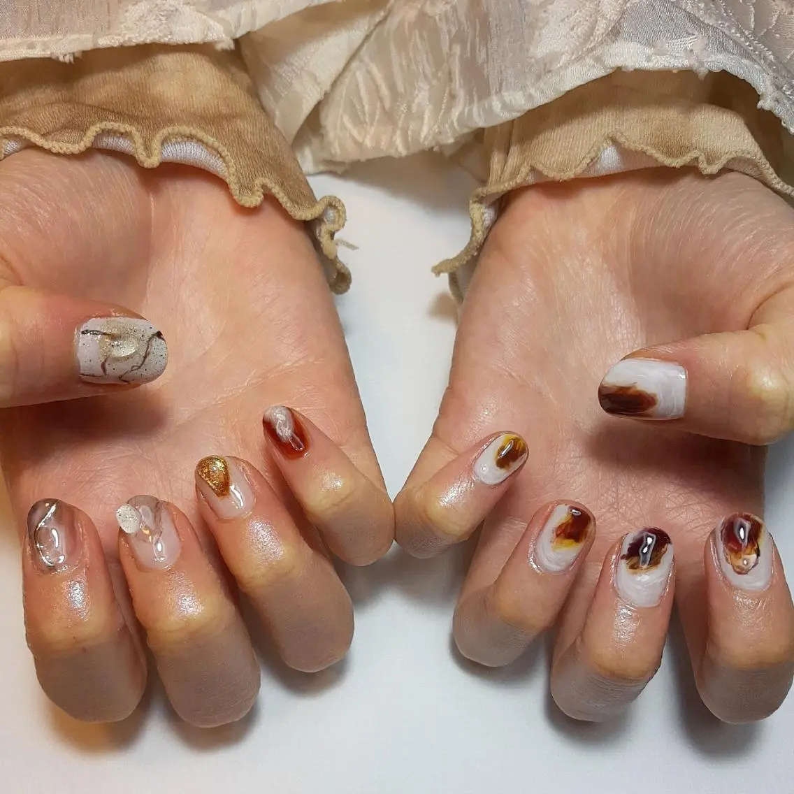 ネイル ニュアンスネイル owlnail /持込みデザイン専門のネイルデザイン