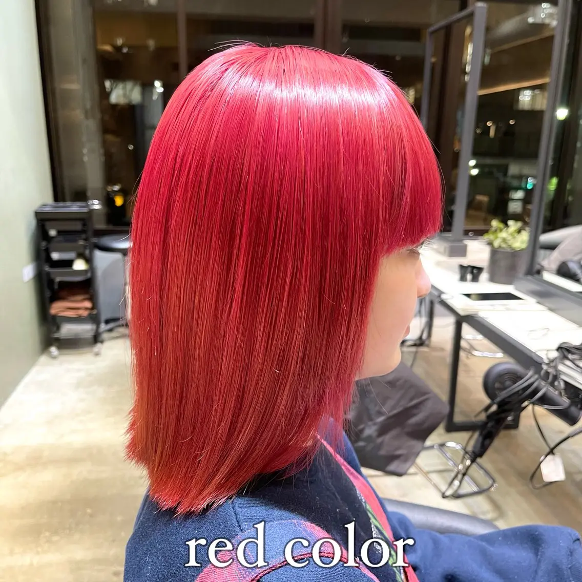 ミディアム カラー ✨縮毛矯正　韓国ヘア レイヤー✨大濱快斗のヘアスタイル