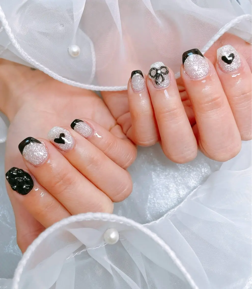 ネイル フレンチネイル ガーリー ハンドネイル ハンドケア GAL_ NAILのネイルデザイン