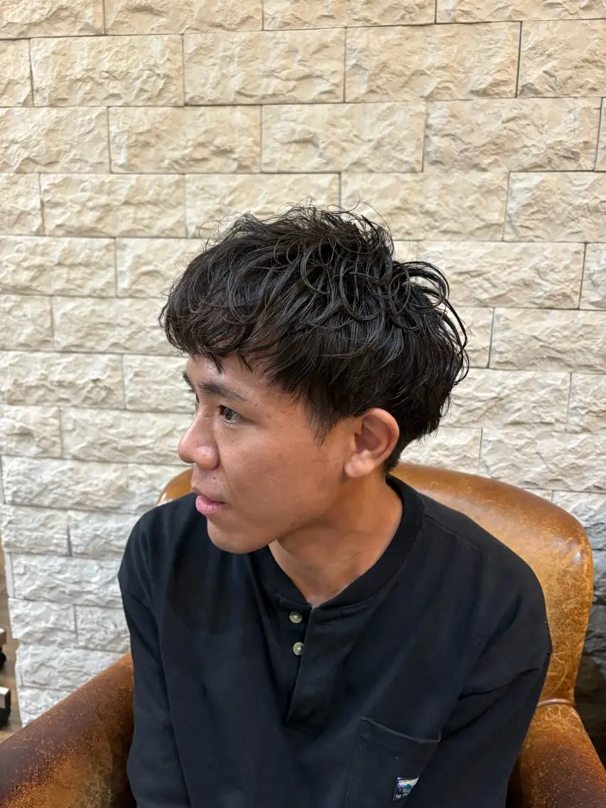 パーマ メンズ 垣副 温飛のヘアスタイル