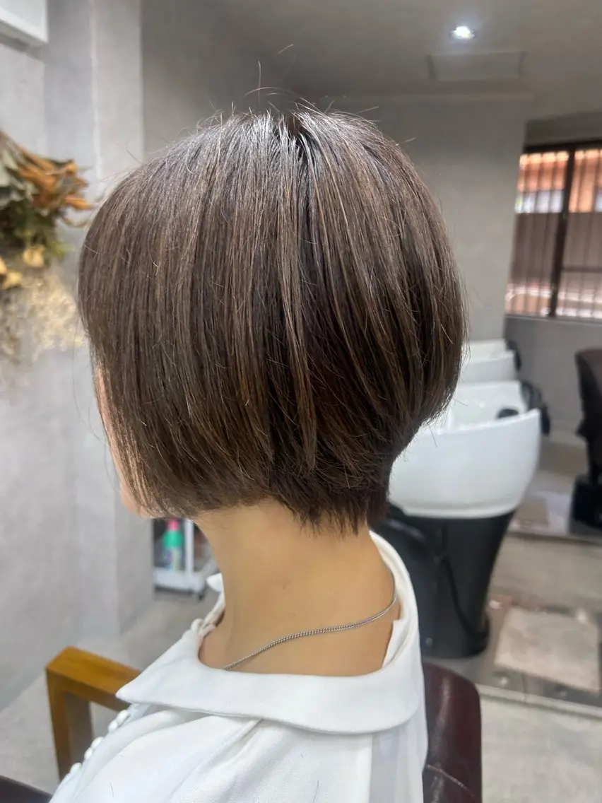 ショート カラー カット ヘアカラー Lien 深井店のヘアスタイル