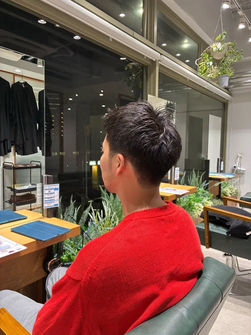 メンズ メンズベリーショート 平松 里穗のヘアスタイル