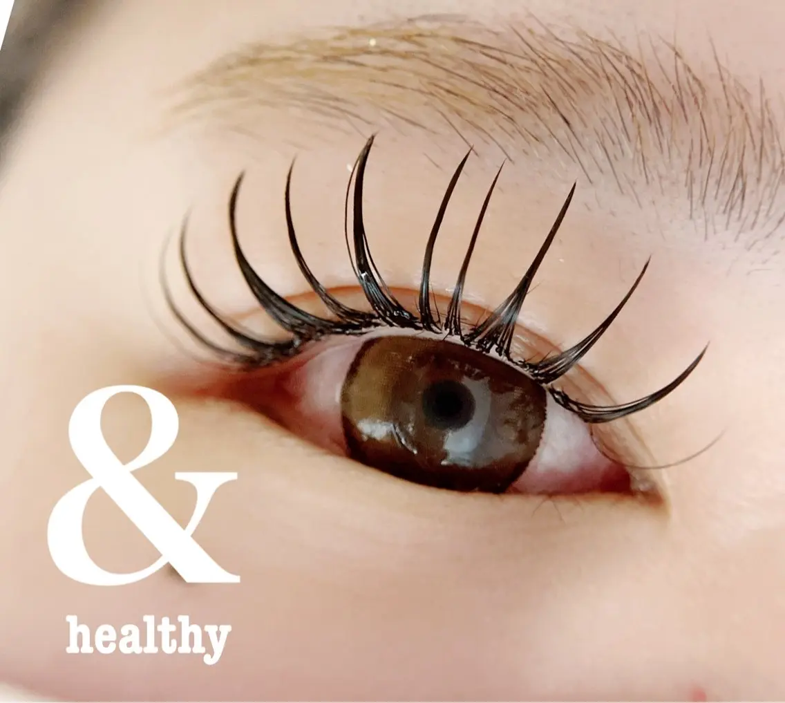 &healthyアンドヘルシー(LEDマツエク140本&まつ毛パーマ)の写真