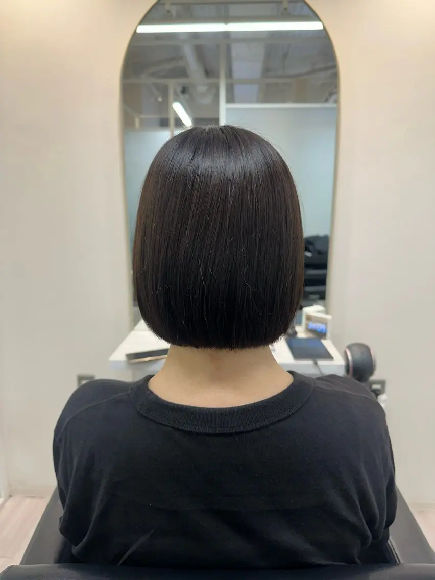 ミディアム カラー カット ヘアカラー トリートメント 千葉 卓弥のヘアスタイル