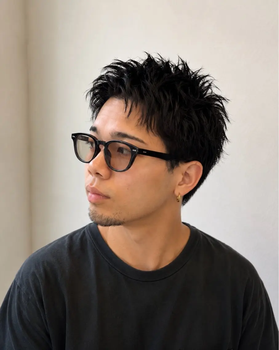 メンズ メンズ特化♪カット +パーマあおきいおりのヘアスタイル