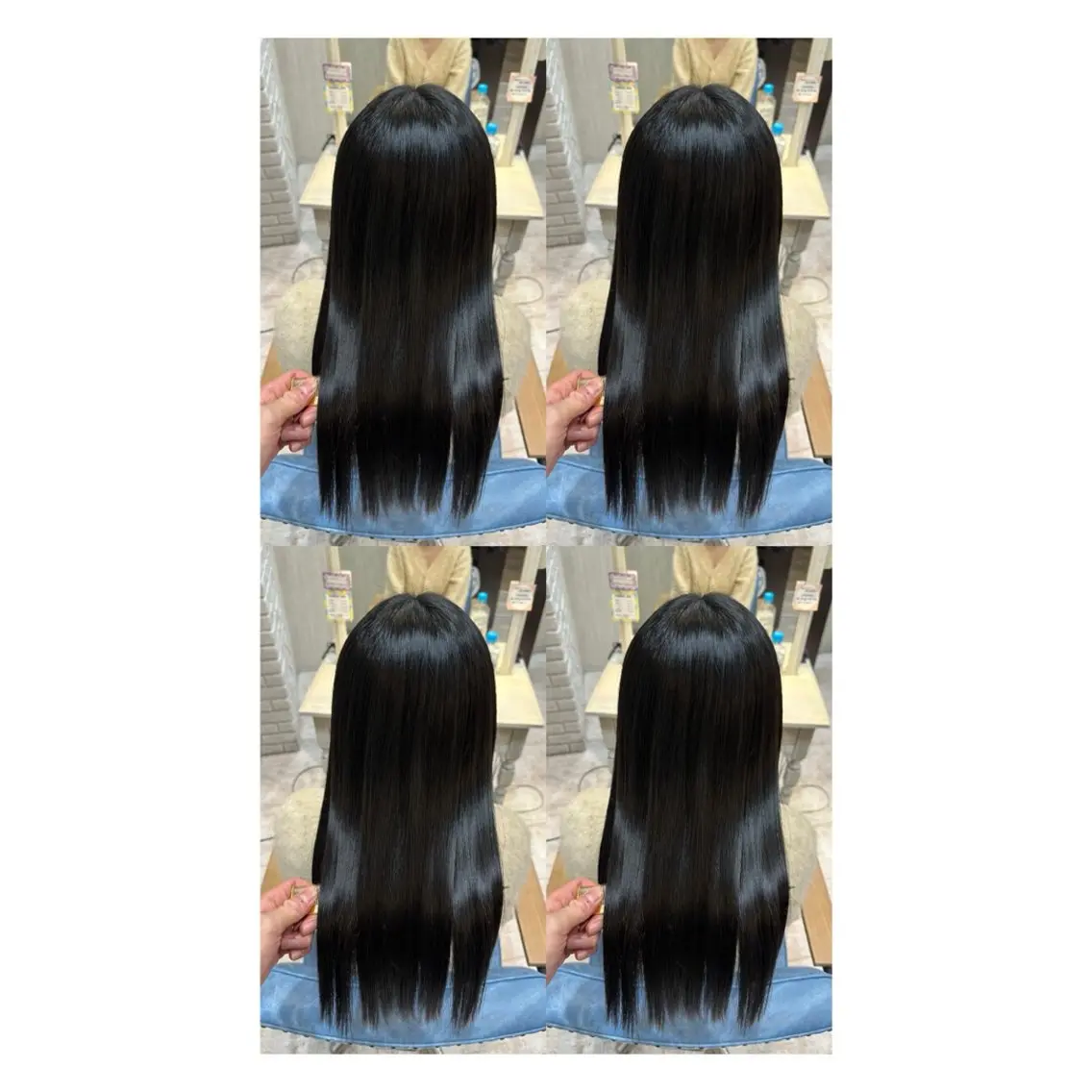 ロング カラー 透明感カラー 髪質改善 縮毛矯正 トリートメント カット ヘアカラー トリートメント 店長✨レイヤー✖️ 髪質改善✖️韓国ヘアのヘアスタイル