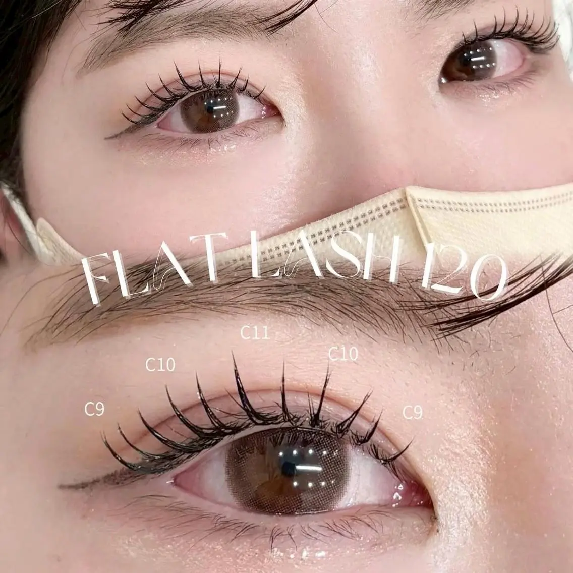 マツエク・マツパ WHITE EYE Maoのマツエク・マツパデザイン
