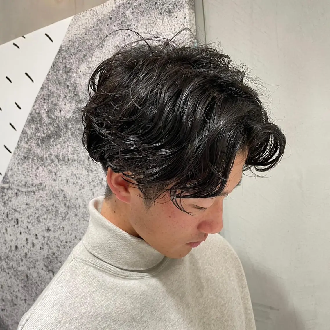 パーマ メンズ 艶感/ナチュラル 🌿マアヤのヘアスタイル