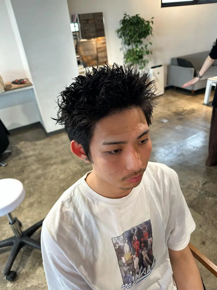 【平日限定】🔥メンズカット🔥スパイキーショートの写真