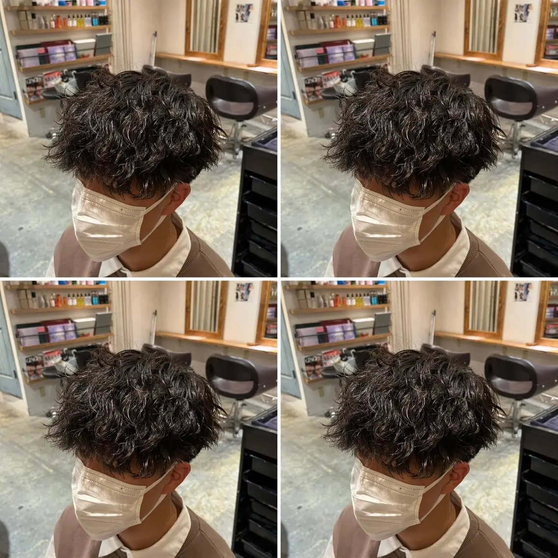 パーマ メンズ カット パーマ トリートメント ヘアセット メンズパーマ特化 店長望月謙二郎のヘアスタイル