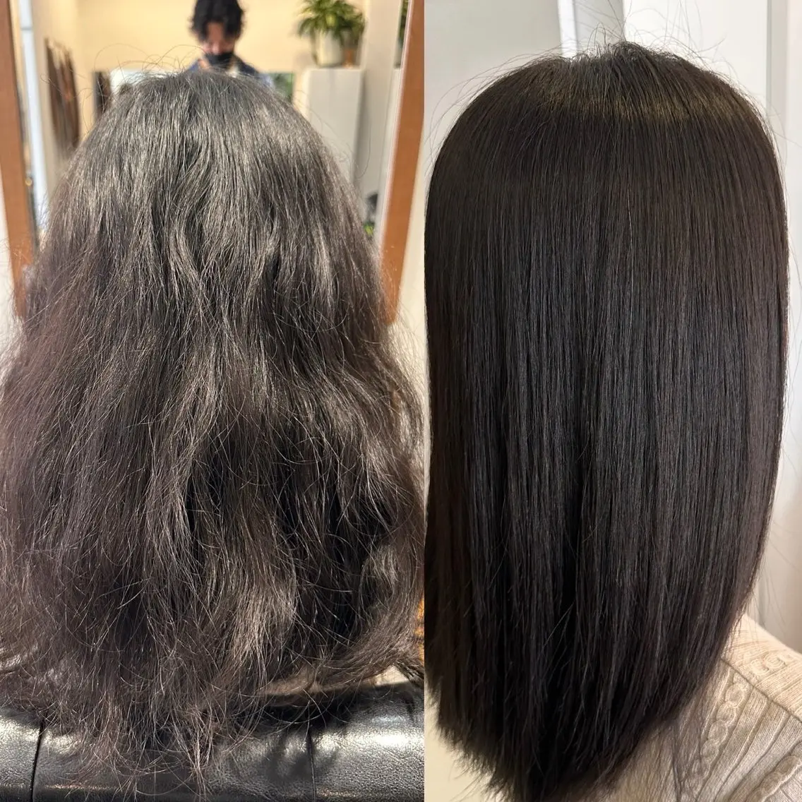 セミロング 縮毛矯正 t_salon Ayakaのヘアスタイル