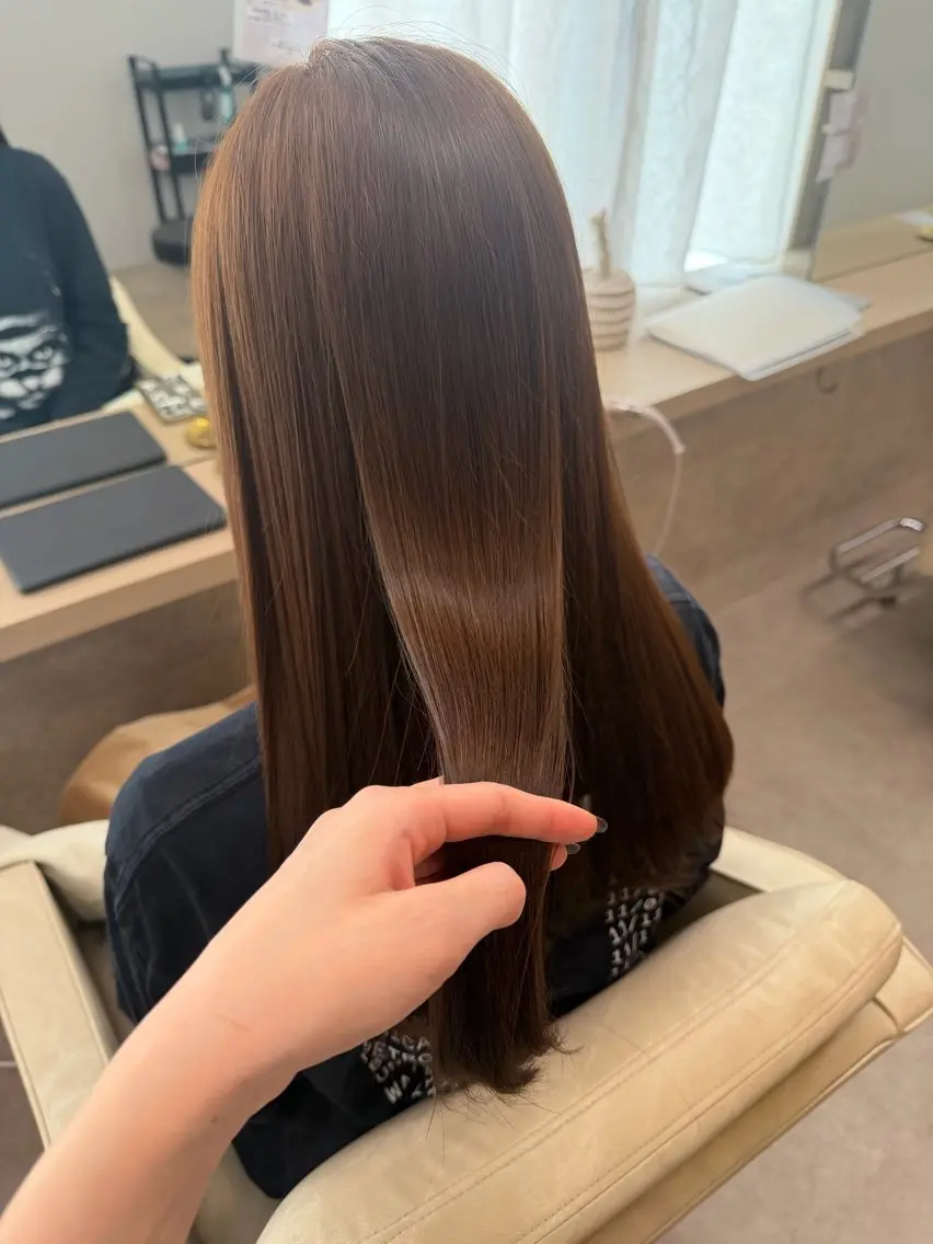 ロング カラー りん/ハイトーン💖 🌈髪質改善✨️浜松のヘアスタイル