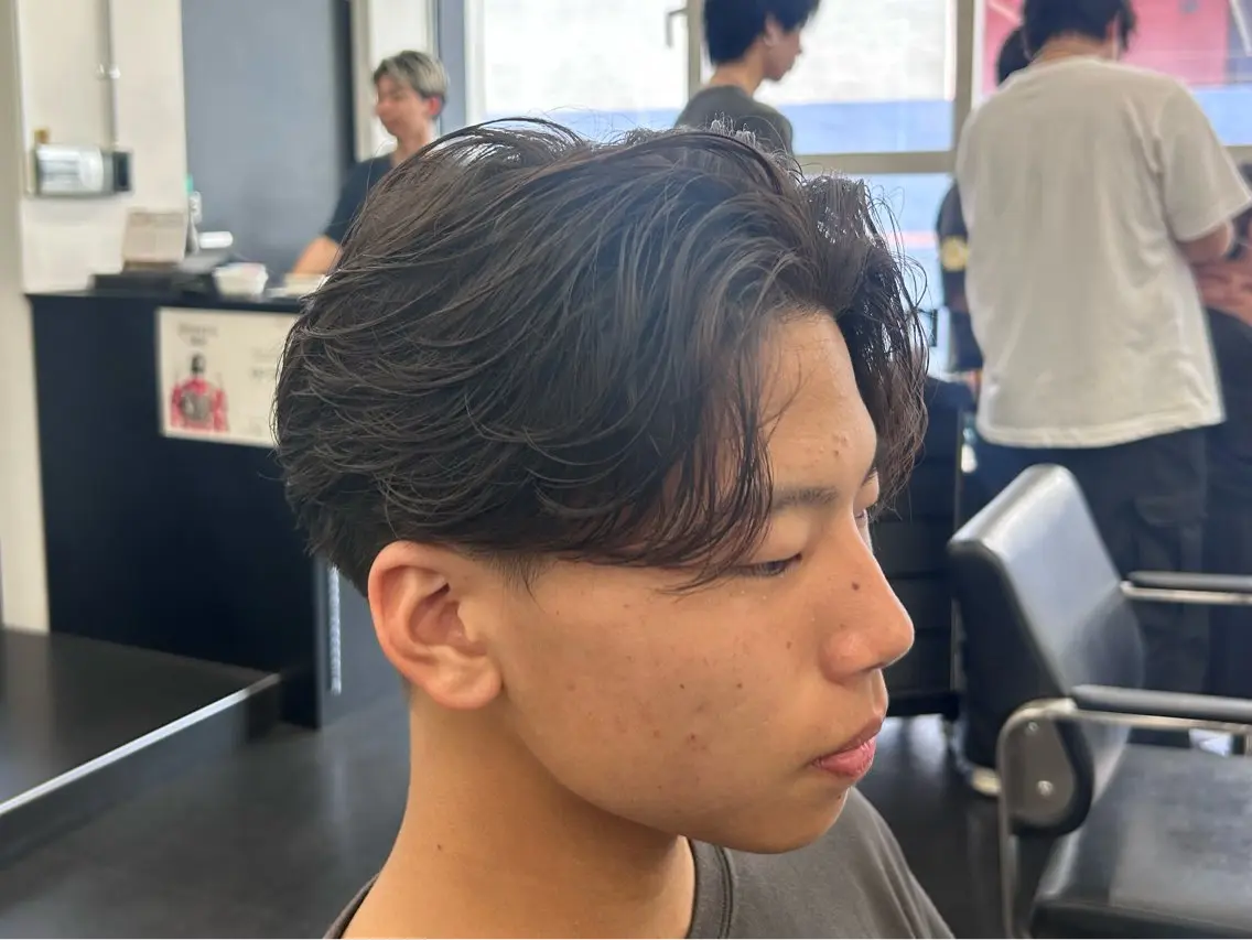 パーマ メンズ カット パーマ 🔥メンズパーマ特化 🔥¥7700/のヘアスタイル