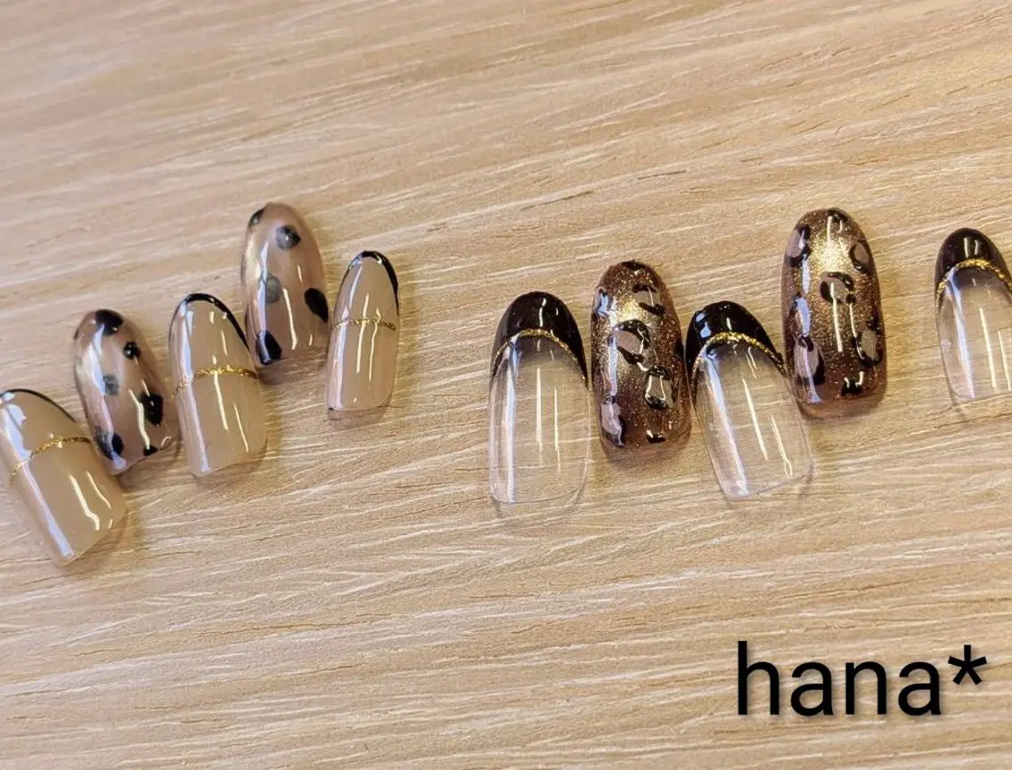 ネイル アニマル柄 バニーラッシュ Nail. HANAのネイルデザイン