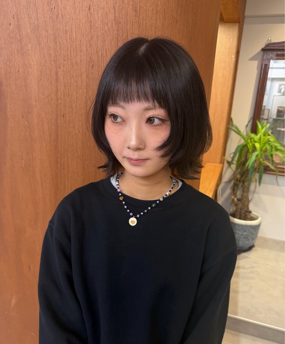 ヘアアレンジ ボブ ami /透明感カラーのヘアスタイル