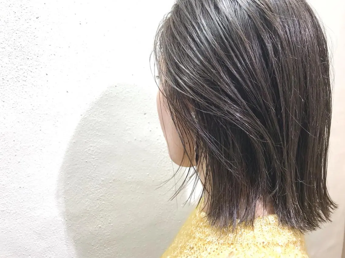 ミディアム カラー カット ヘアカラー トリートメント 坂本 裕介のヘアスタイル