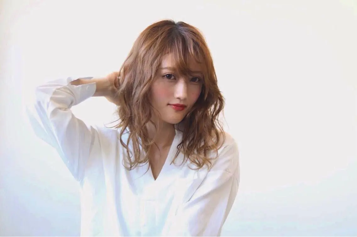 ミディアム 植野/新宿 高田馬場のヘアスタイル