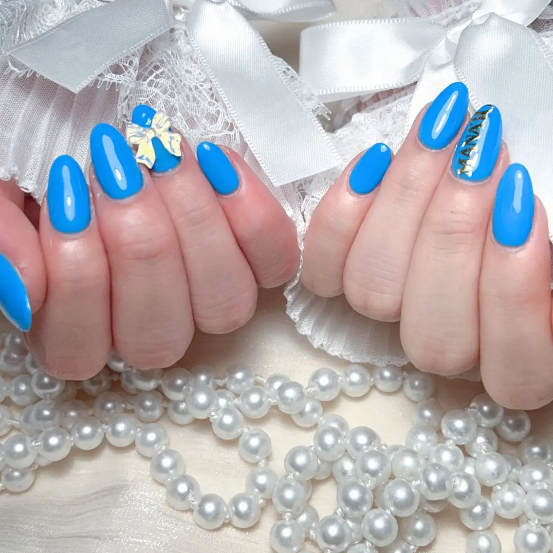 ネイル ハンドネイル M🌷nail 長さだし専門店のネイルデザイン