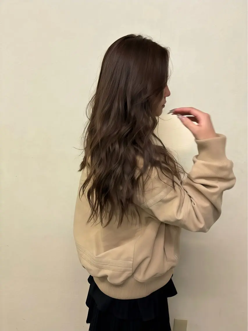セミロング 透明感/エクステ Veluaのヘアスタイル