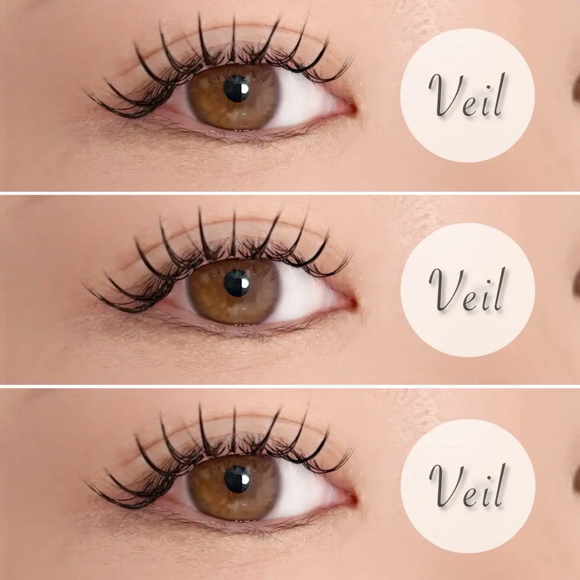 マツエク・マツパ 💎Veil 若生💎のマツエク・マツパデザイン