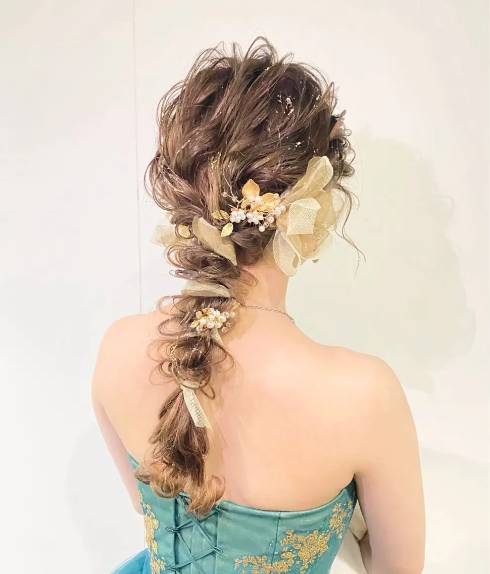 ロング トリートメント ヘッドスパ ヘアセット めぐみ/ノンダメージ 縮毛/ヘアセットのヘアスタイル