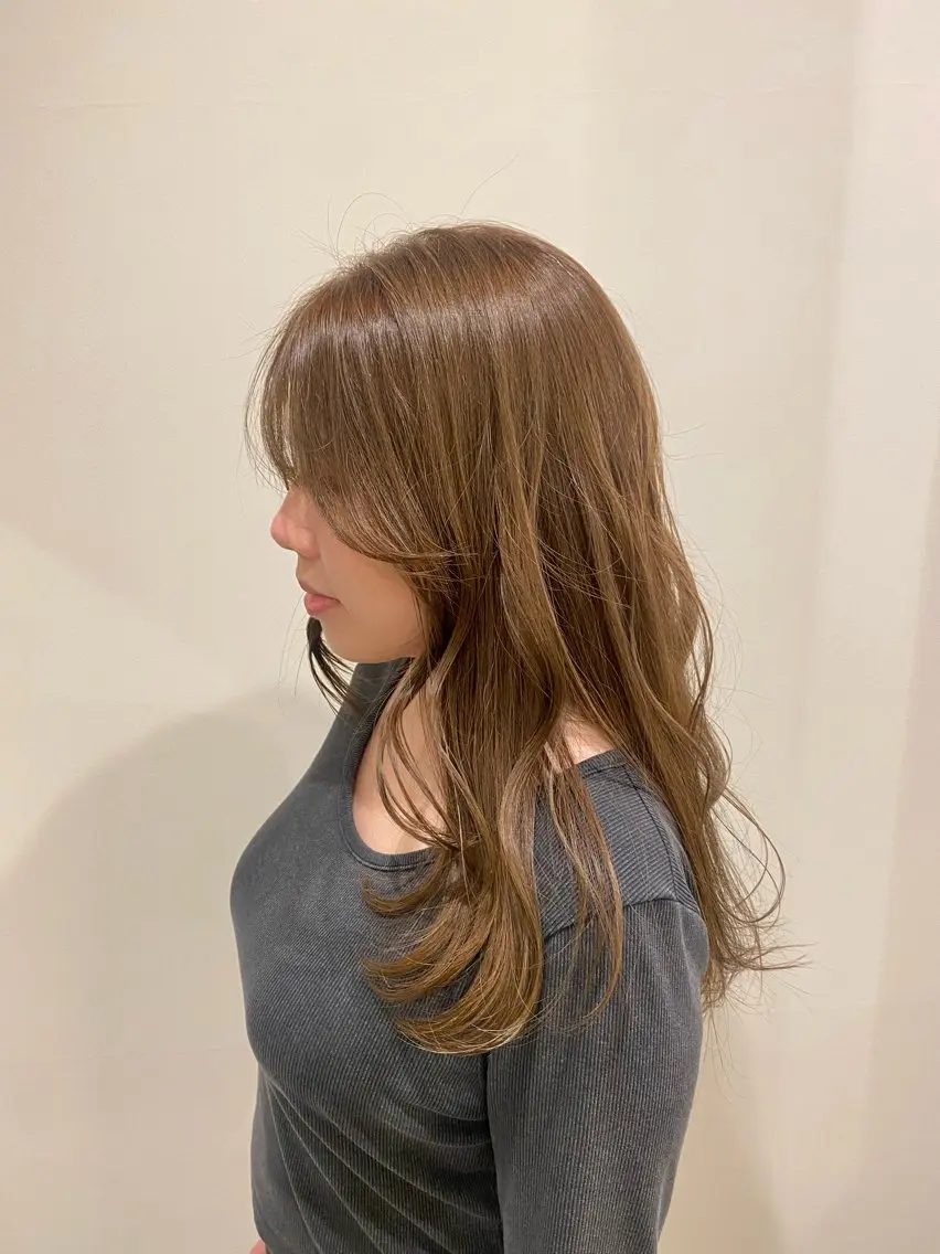 セミロング カラー カット ヘアカラー トリートメント 🍑 モモカ🍑のヘアスタイル