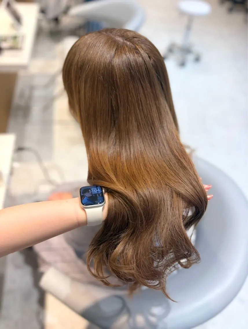 ロング ヘアアレンジ ヘアセット/レイヤー 縮毛矯正/はるか🎀のヘアスタイル