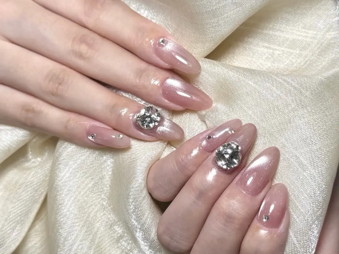 【HAND】夏キャンペーン★長さだし＋マグネット＋埋め尽くし2本orパーツ2個の写真
